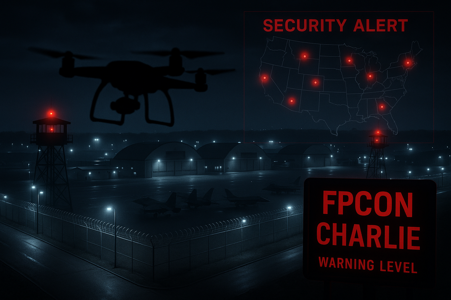 15 Security Incidents at US Military Bases in 18 Days: Drones, Bombs, and Breach Attempts During a Hot War